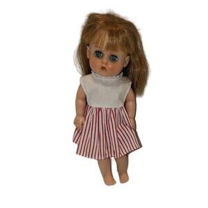 Vintage 1950's 12" Horsman Baby Precious Doll One Piece Stuffed Vinyl body